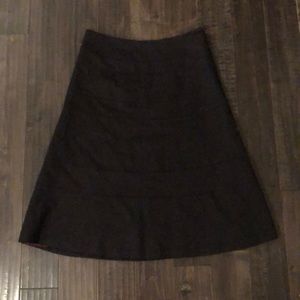 REBECCA TAYLOR Wool Midi Skirt
